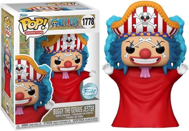 Funko - ONE PIECE - POP Funko 1778 - Buggy The Genius Jester