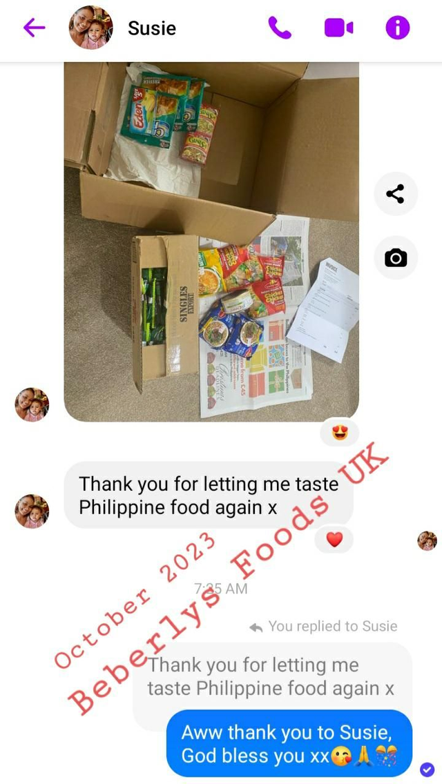 From Customer: Mrs Susie R. ( Leicester England- October 2023)