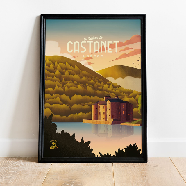 Affiche CASTANET &quot;Le Château&quot;