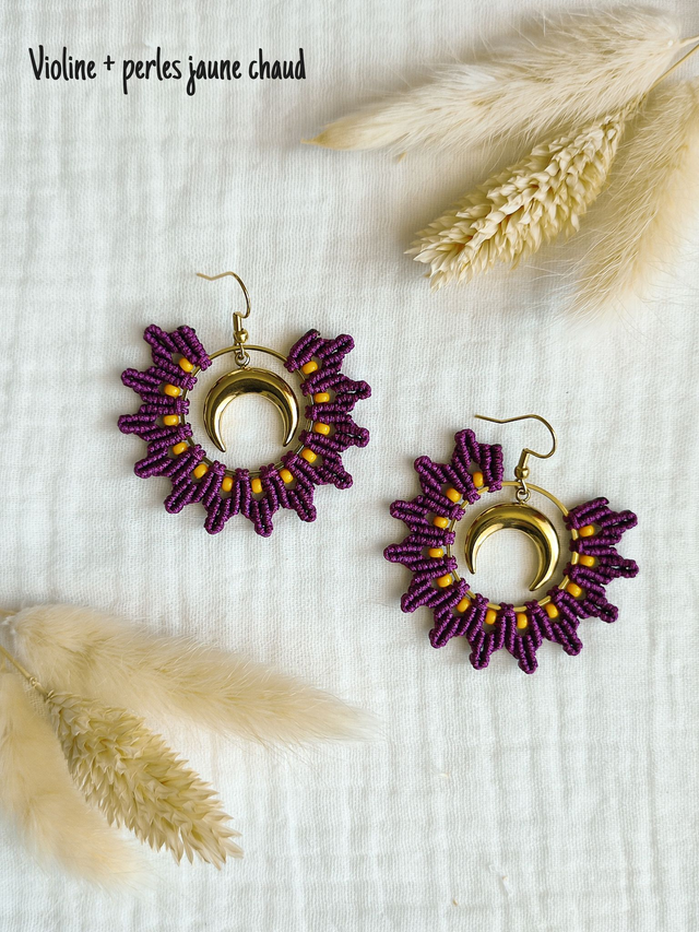 Boucles d'oreilles "LUNA" - Doré