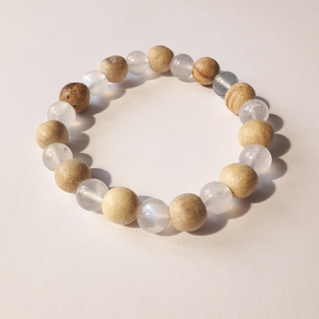 Moonstone Palo Santo Bracelet