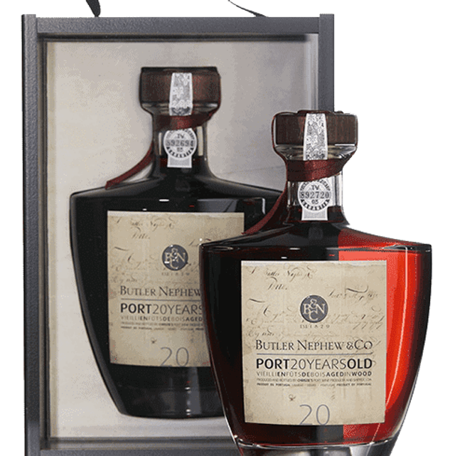 Butler Nephew & Co. 20 års Tawny Decanter