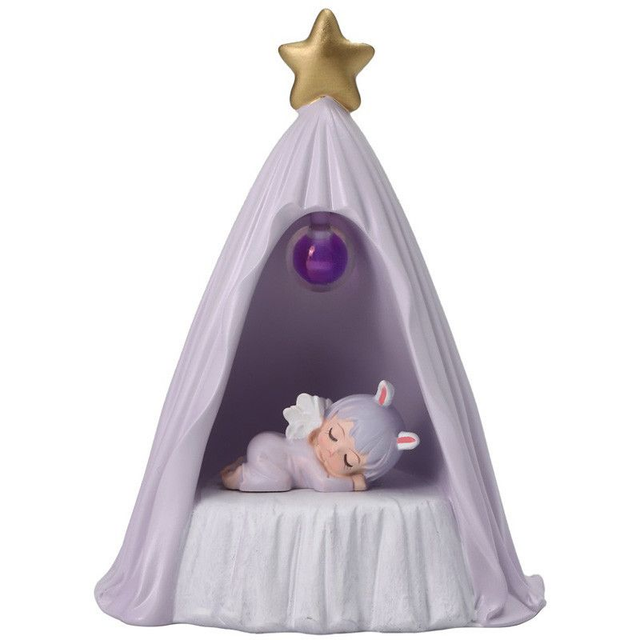 Fée petite - Dormeuse violette (led)