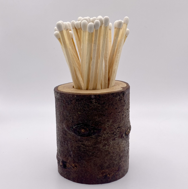 Wooden Matchstick Pots