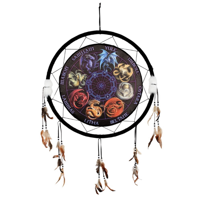 DRAGONS OF THE SABBATS DREAMCATCHER BY ANNE STOKES