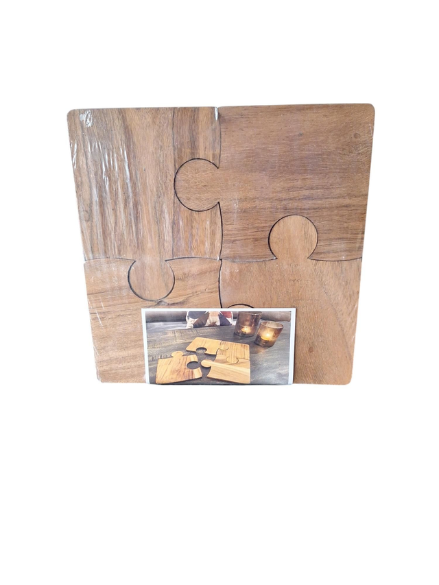 Onderzetter Puzzel Acacia hout