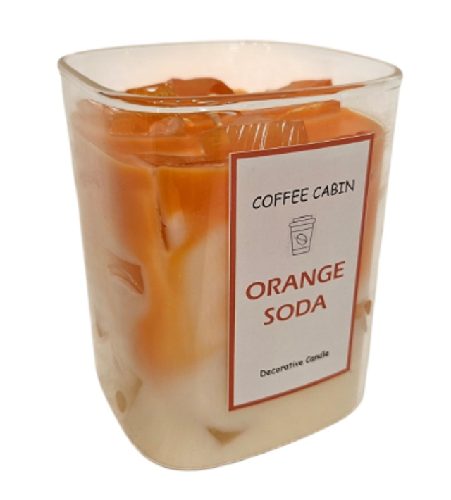 Geurkaars Coffee cabin orange soda s