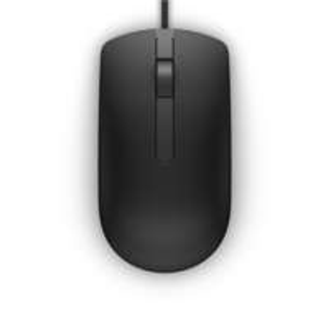 DELL MS116 muis Ambidextrous USB Type-A 1000 DPI