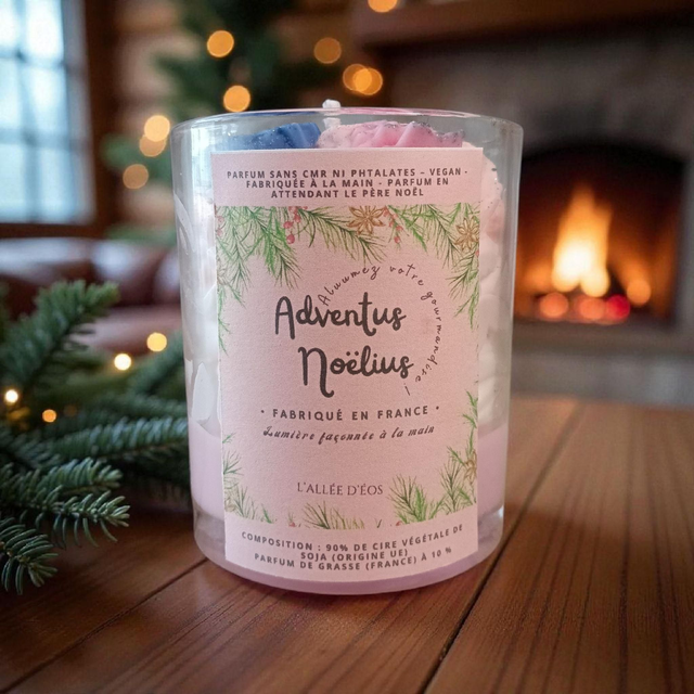 Bougie Gourmande Adventus Noëlius  - En attendant le Père Noël
