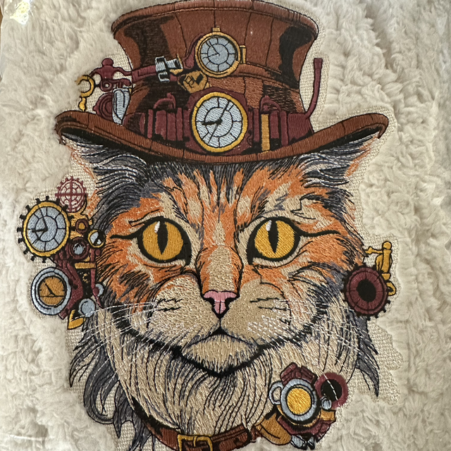 Blanket- Steampunk Cat