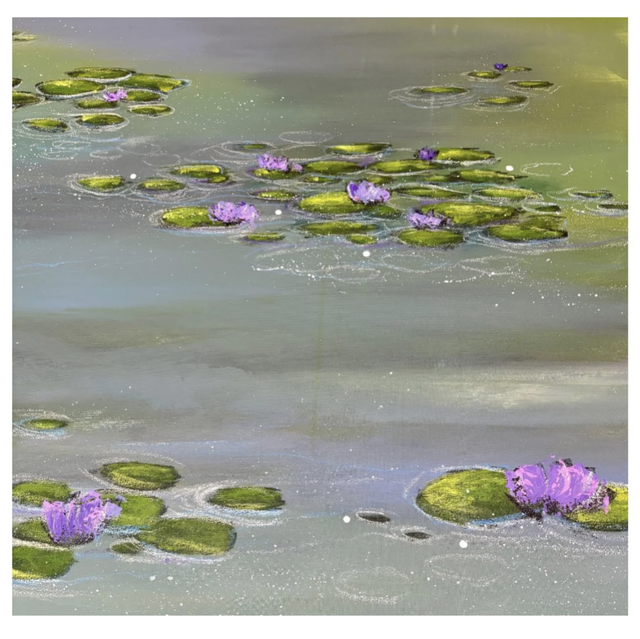 Cartolina doppia Ninfee 2