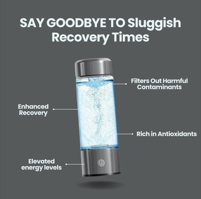 H2 Water Bottle-Hydrogen Water