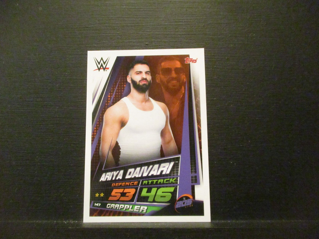 Ariya Daivari - W 205 Live Slam Attax Universe Original Trading Card #147