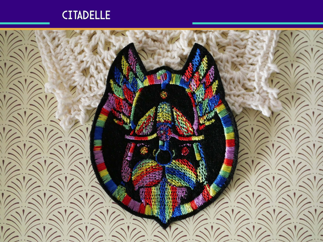 Le Gaulois du Chaos (Écusson à thermocoller ou à coudre)