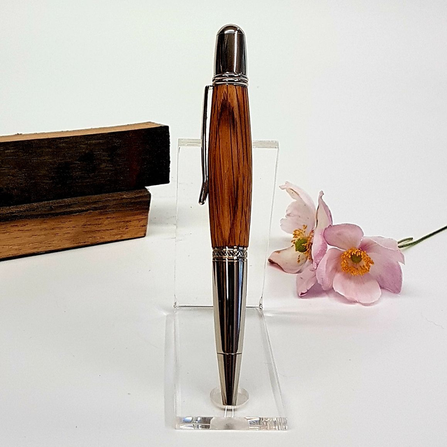 Whiskey Barrel Twist Pen (Chrome)