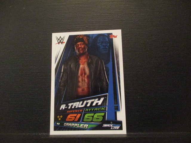 R-Truth - Smackdown Live Slam Attax Universe Original Trading Card #92