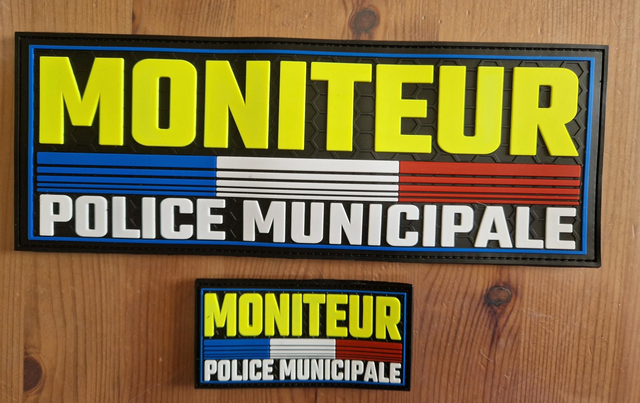 Flaps Police Municipale Moniteur &quot;jaune&quot;