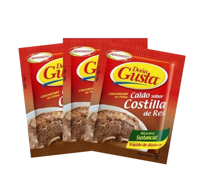 Dona Gusta Costilla de Res 7gr. X3