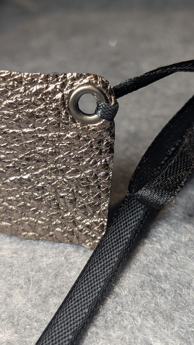 The Twist Collar | Metallic Bronze Leather