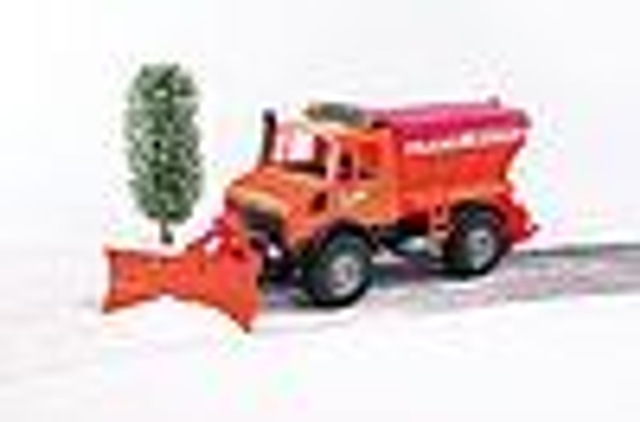 Bruder 02572 camion chasse neige MB unimog