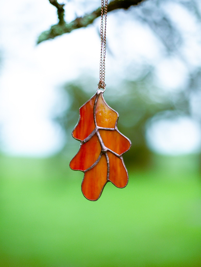 Feuille de chêne rouge 