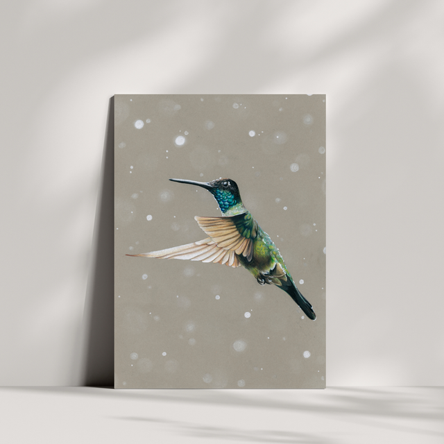 Carte de voeux - Oiseau N°4