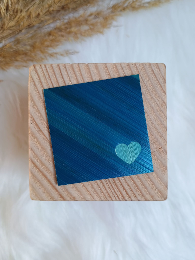 Magnet Carré bicolore