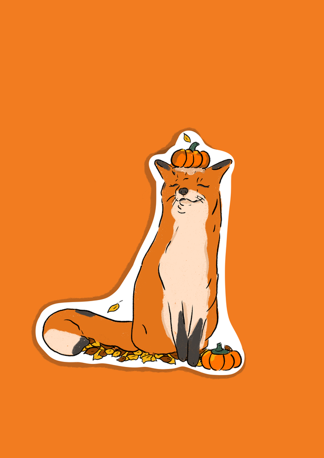 Sticker renard 