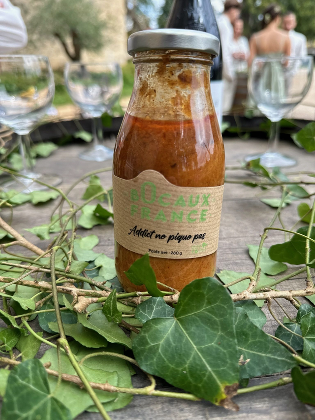 🌿🌶️🍋 Sauce Addict au Citron Vert – Piment Végétarien 250 GR