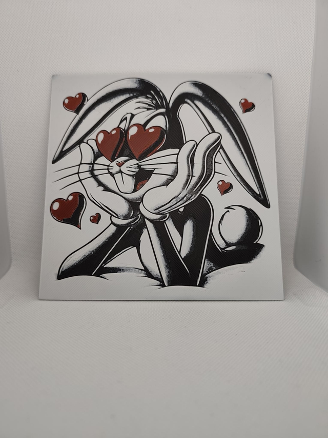 Bunny tableau (160x160mm