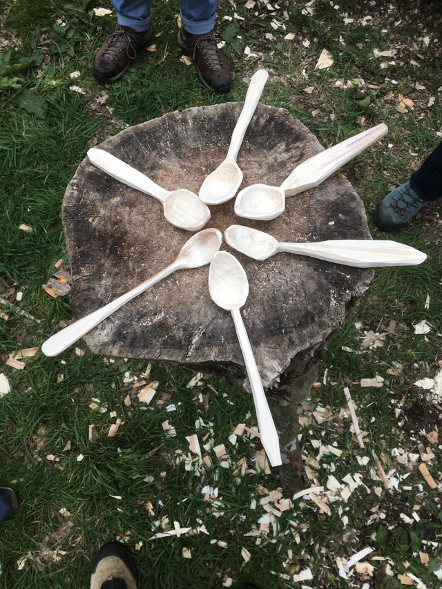 Sculpture journée - cuillère