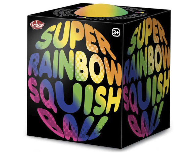 SCRUNCHEMS SUPER RAINBOW SQUISH BALL