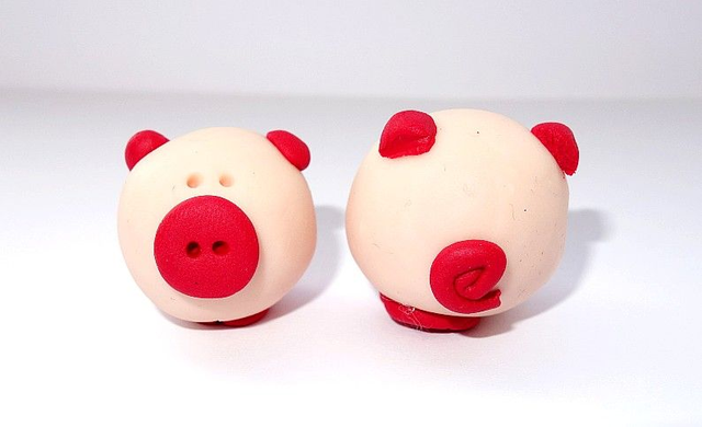 Pale Pink "Piggle" Piglets