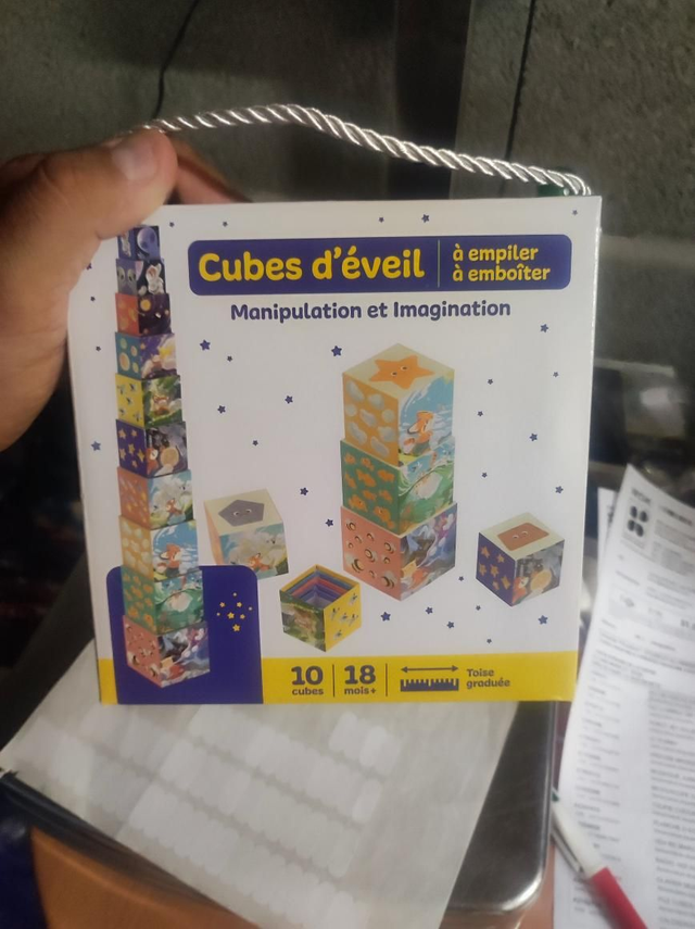 CUBES D'ÉVEIL 110 CM