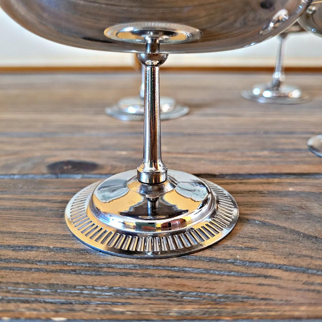 X Coupes à glaces rondes vintage inox type Letang Remy