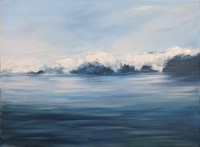 Crest of a wave