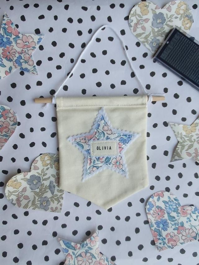 Fabric Star Banner - Personalised 
