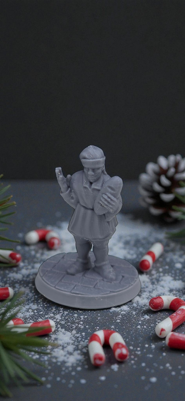 The Village Baker | 28mm NPC Miniature | High-Detail 28mm Scale