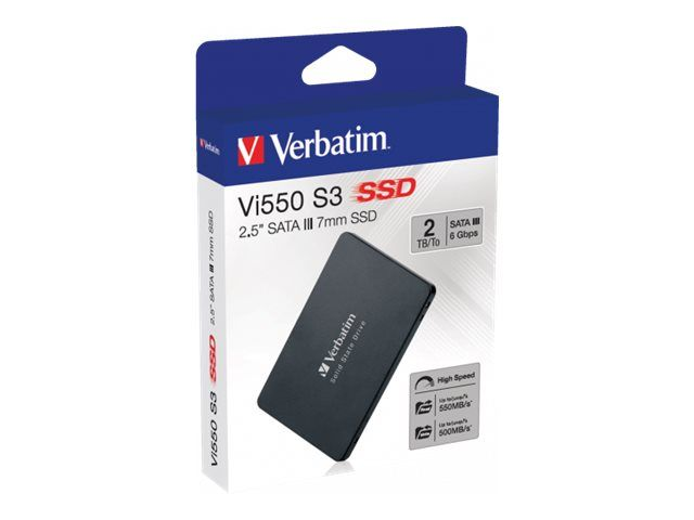  Verbatim Vi550 S3 - SSD - 2 TB - interno - 2.5&quot; - SATA 6Gb/s