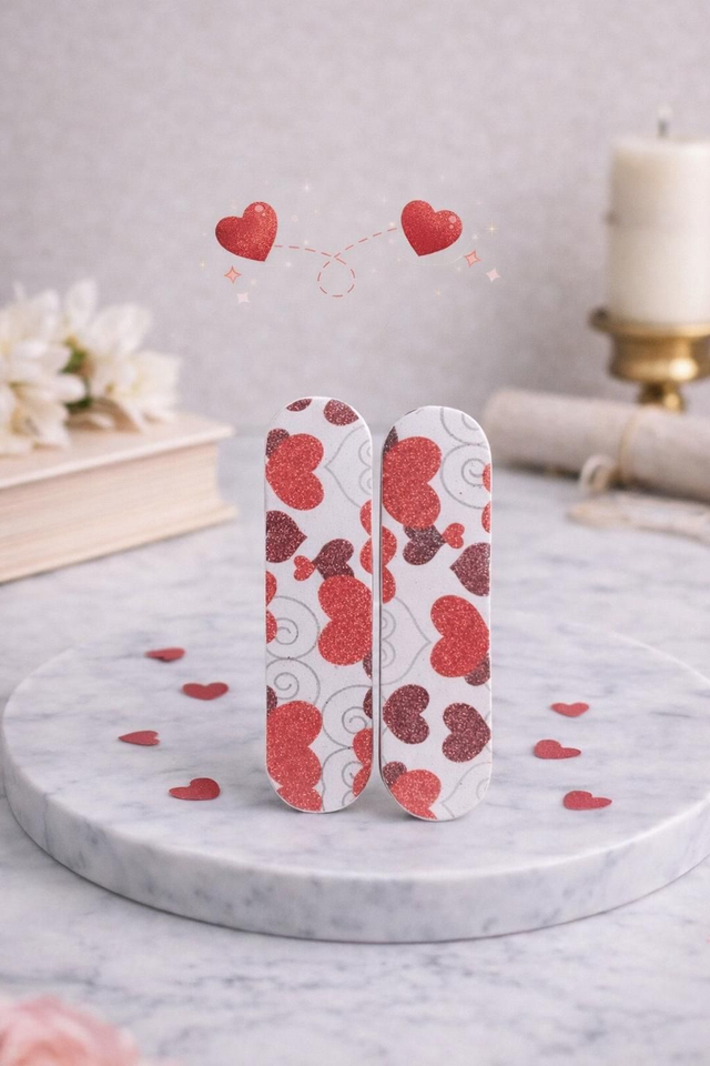 Mini lime coeur Love x2