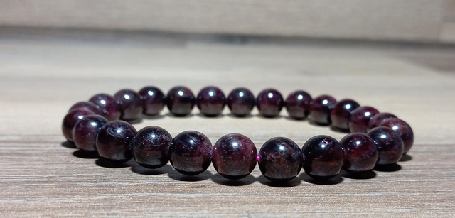 Bracelet Grenat rouge