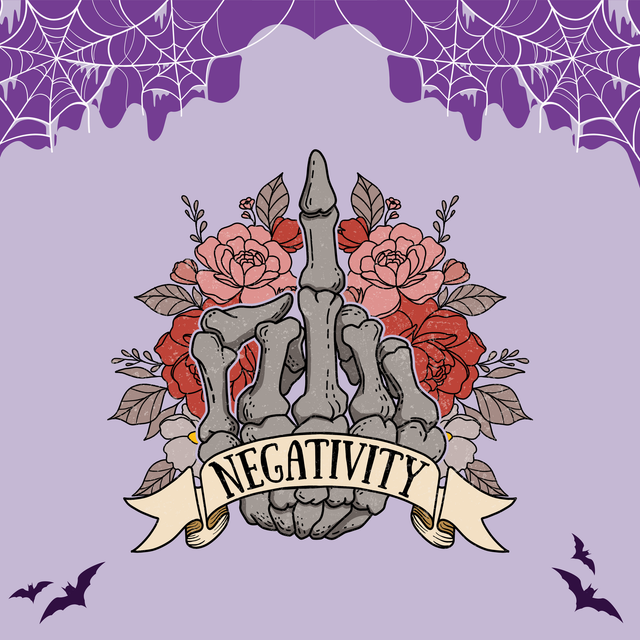 Negativity  | Keyring, Pin or Phone Grip | 108