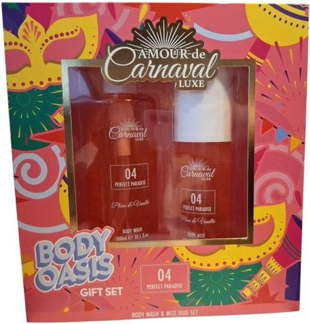 Clean Skin Care 04 Perfect Paradise By Amour De Carnaval, 2 Piece Gift Set For Women