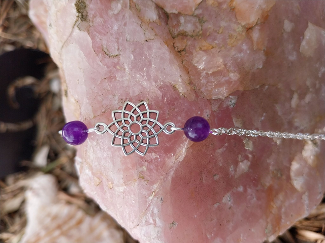 ✨Bracelet violet - Chakra Couronne – Sahasrara✨(79BRA)