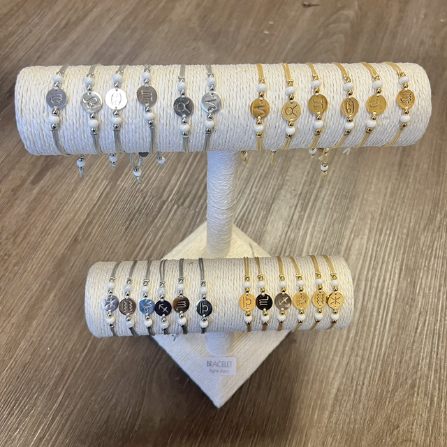 BRACELET SIGNE ASTROLOGIQUE EN SATIN