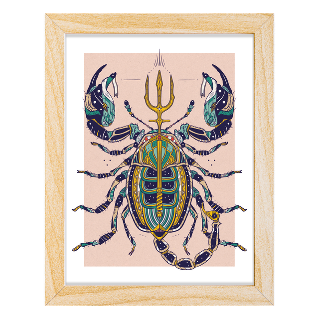 _30x40-A4 / Golden knight