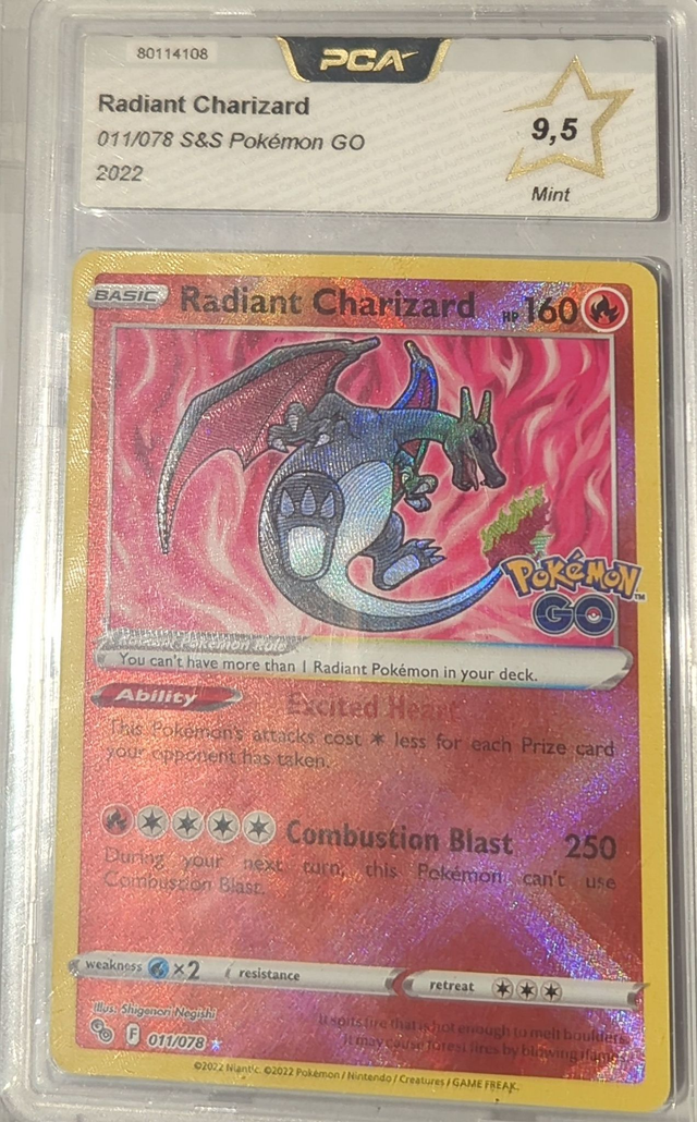 2022 Radiant Charizard #011 - PCA 9.5