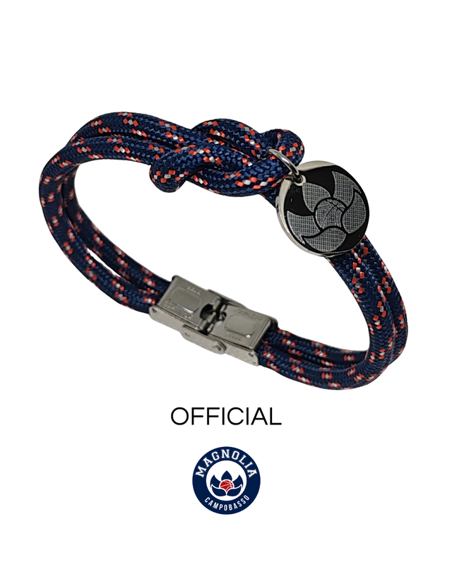 BRACCIALE IN TESSUTO ED ACCIAIO MAGNOLIA BASKET