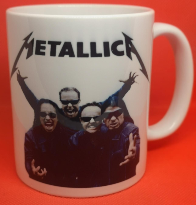 Custom Designed And Printed Unofficial Metallica 11oz Boxed Mug. 