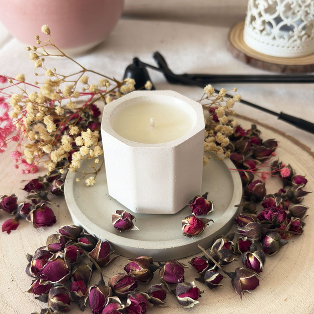 Vela aromática Diseño "Octogonal"